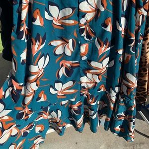 ModCloth floral skirt